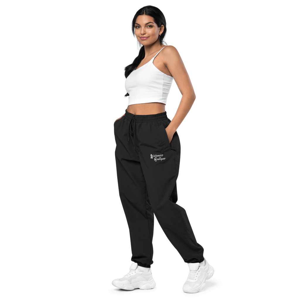 Awareness Boutique Recycled Tracksuit Pants {Embroidered Logo} - Awareness Boutique